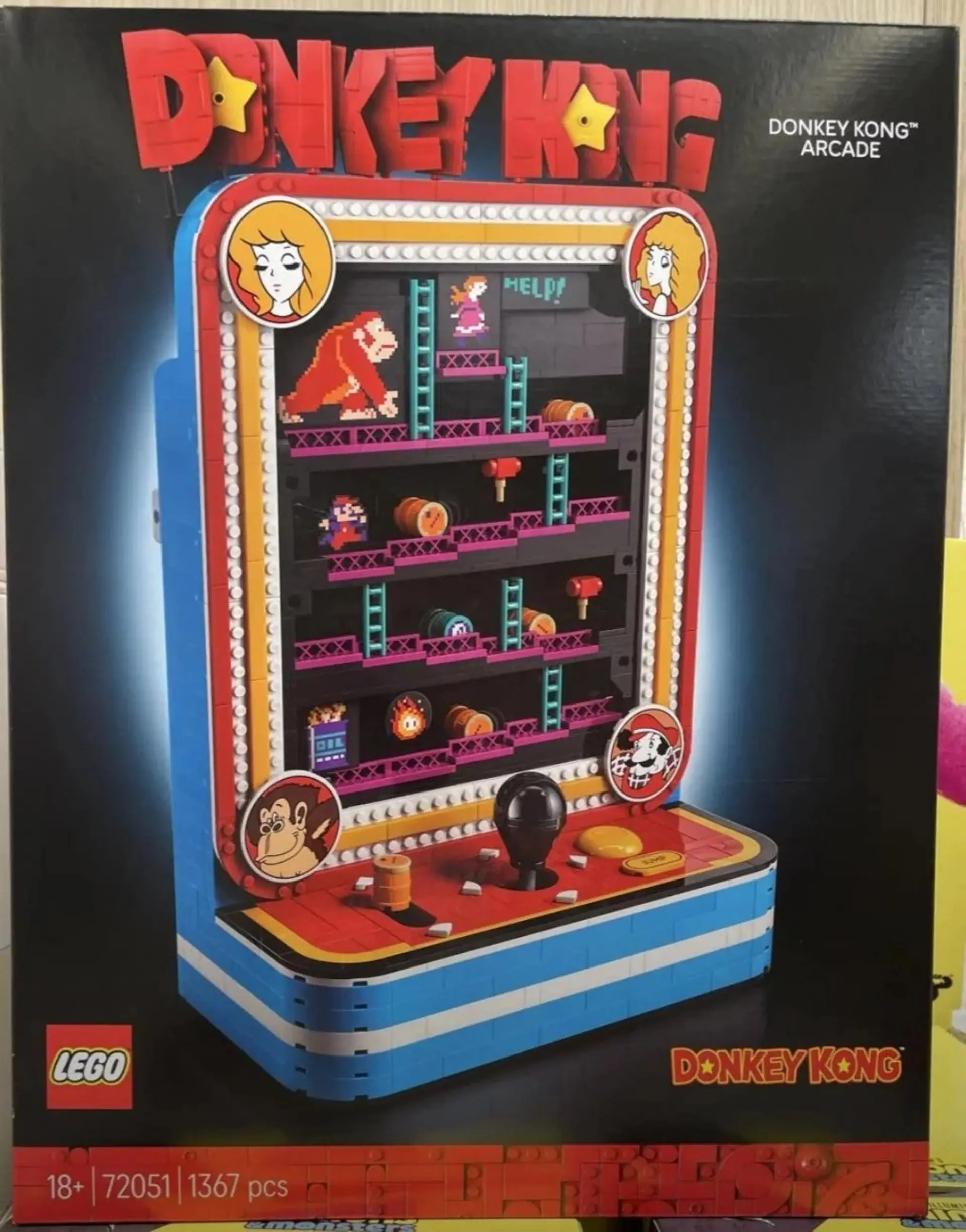Lego and Nintendo are recreating the Donkey Kong arcade machine