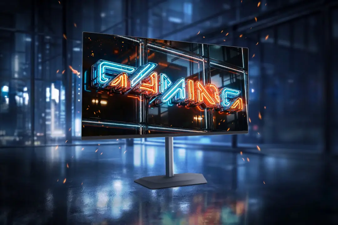 گیگابایت مانیتور 4K QD-OLED با نرخ نوسازی ۲۴۰ هرتز معرفی کرد